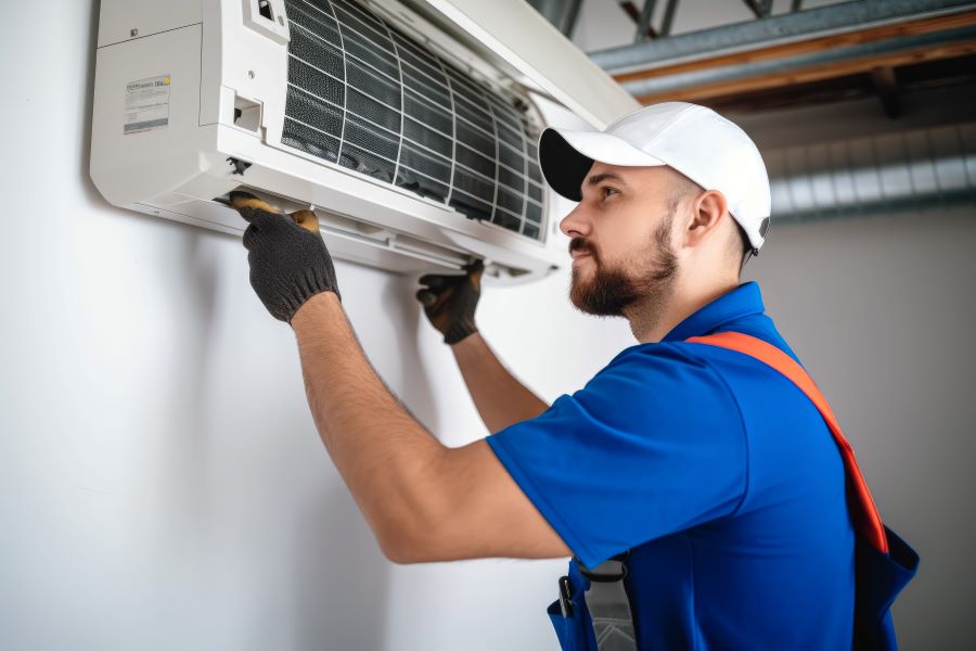 Tech Serving Ductless HVAC